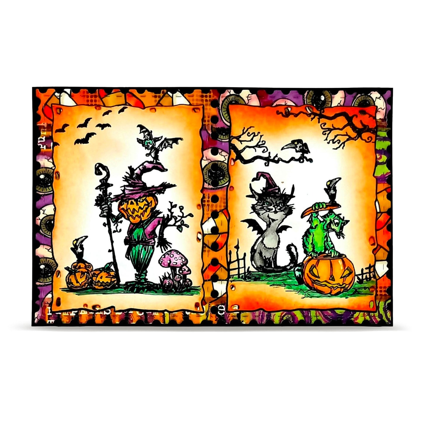 Autour de Mwa Whispers of Halloween Stamp Bundle