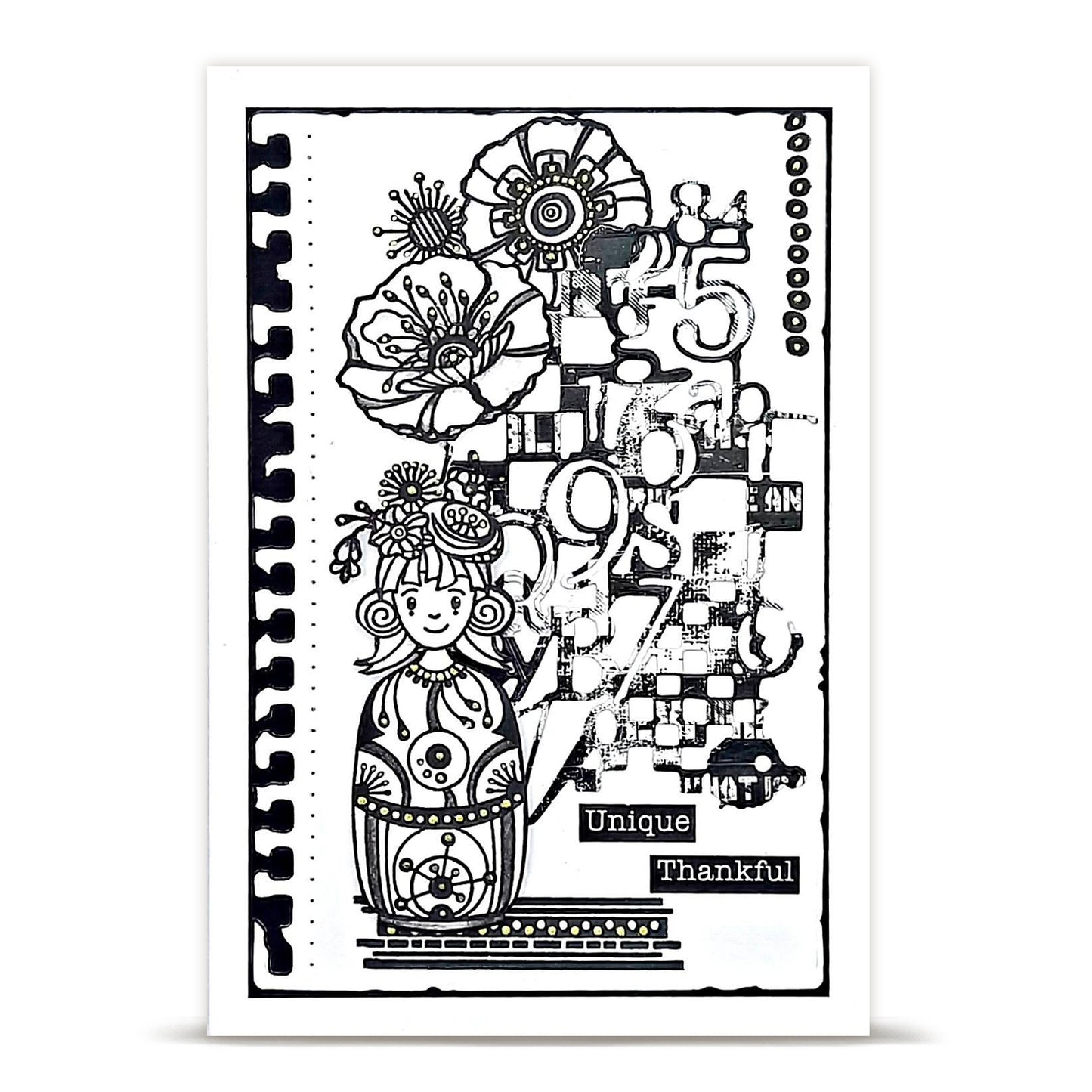 TP-1480 - A7 Stamp Sets - ZOUKI Poppie