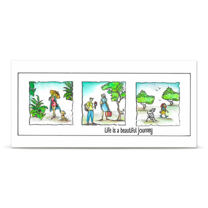 TP-1473 - A5 Stamp Set - Sidewalk Stories