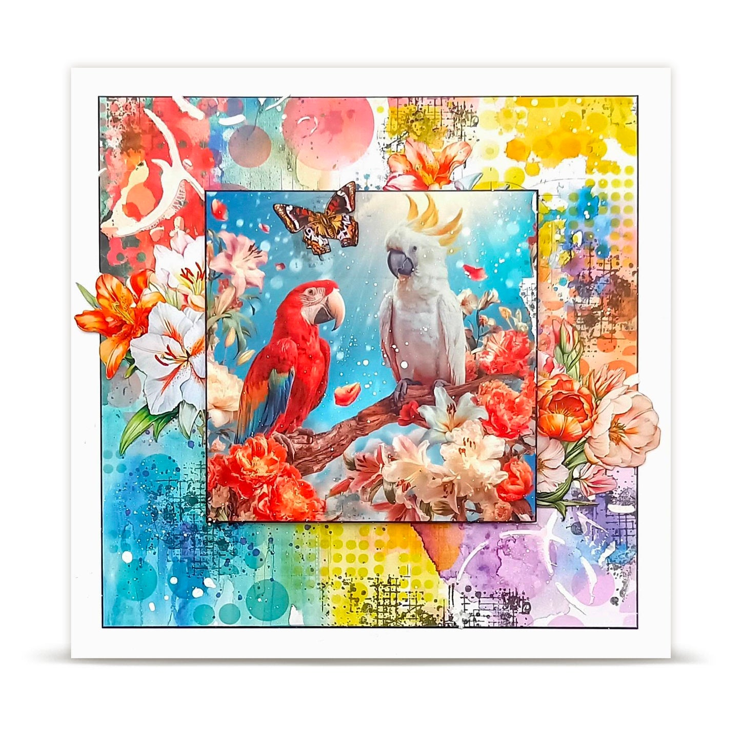 MT-155 - Washi Tape - Loving Parrots (Layer-It-Up!)