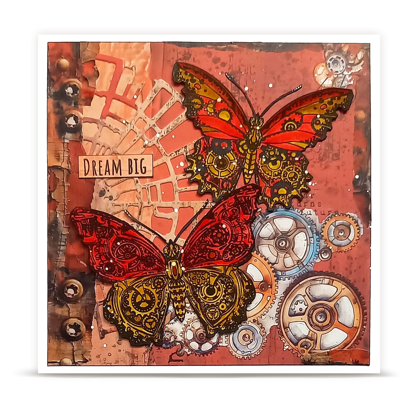 Autour de Mwa Stencil + Matching Cutting-Die