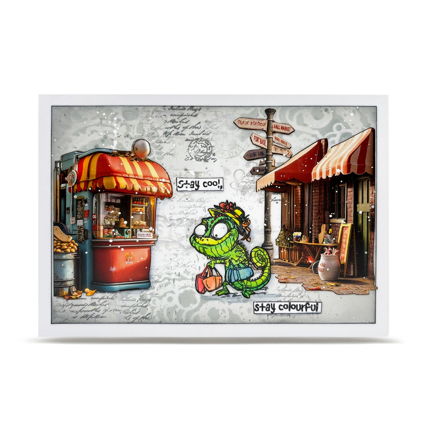 PC-261 - 6x6 (inch) Stencil - Bubble Field