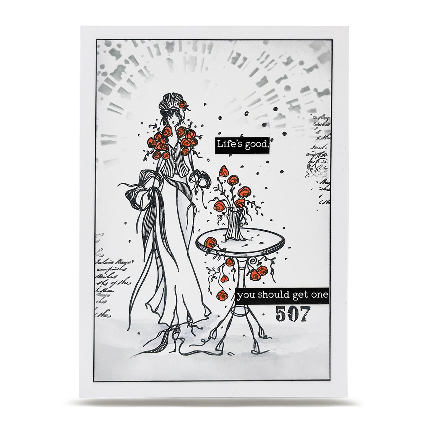 TP-1401 - A6 Stamp Sets - Art of Bouquet