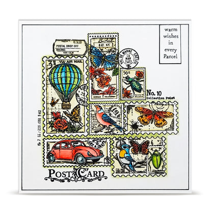 Autour de Mwa Geometric Gazette Stamps Bundle