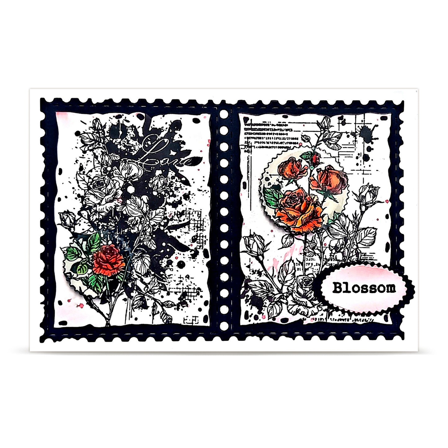 Autour de Mwa Wishful Cutouts Stamps TP-1492 + Matching Die-Cutting Dies DI-123