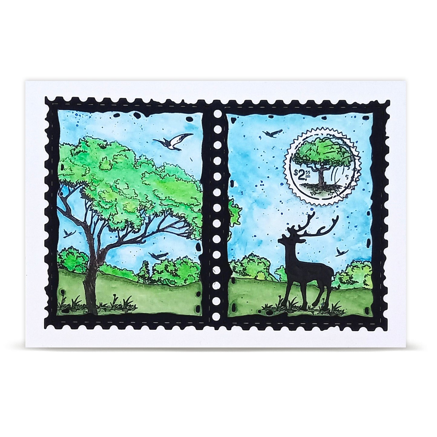 Autour de Mwa Geometric Gazette Stamps Bundle