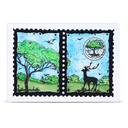 Autour de Mwa Geometric Gazette Stamps Bundle