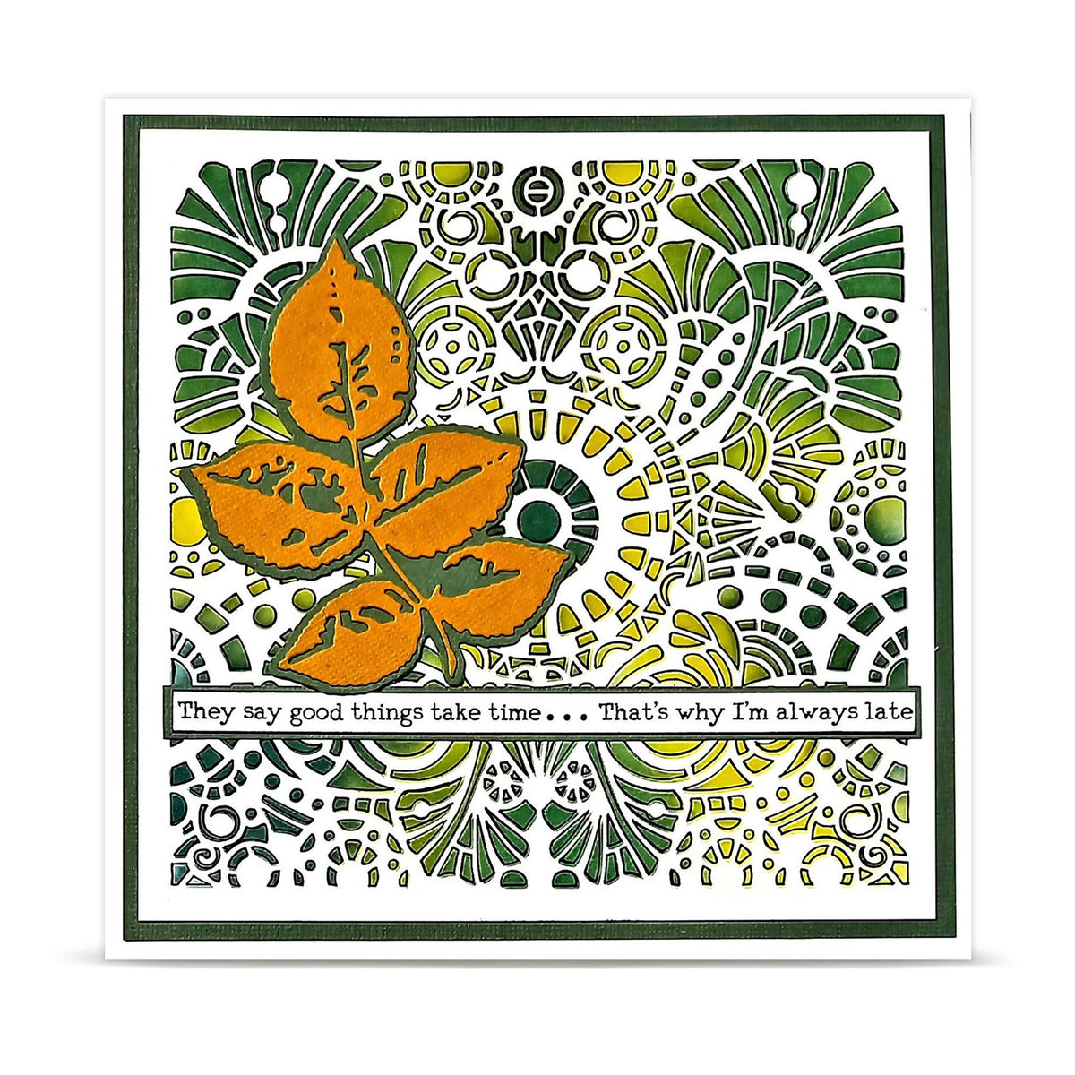 PC-273 - 6x6 (inch) Stencil - Comme Une Verrière