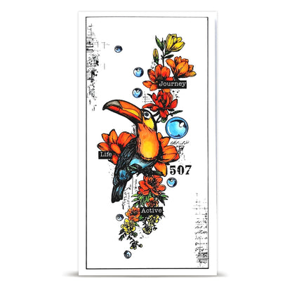 TP-1347 - A6 Stamp Set - Bubbly Toucan