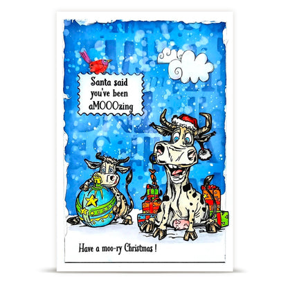 Autour de Mwa Festive Friends Stamp Bundle + Free A7 Stamp Set