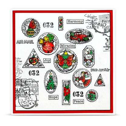 Autour de Mwa Wishful Cutouts Stamps TP-1492 + Matching Die-Cutting Dies DI-123