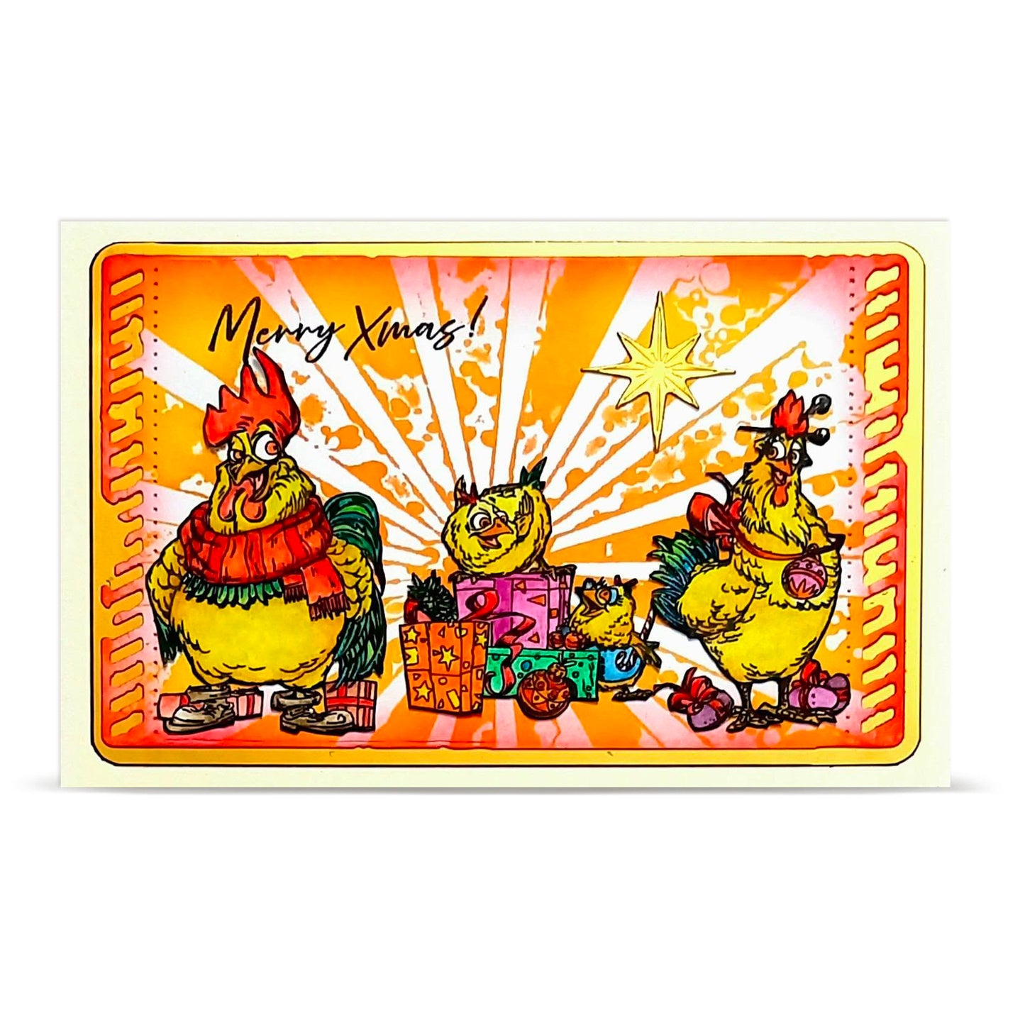 TP-1494 - A6 Stamp Set - Chickmas Chaos