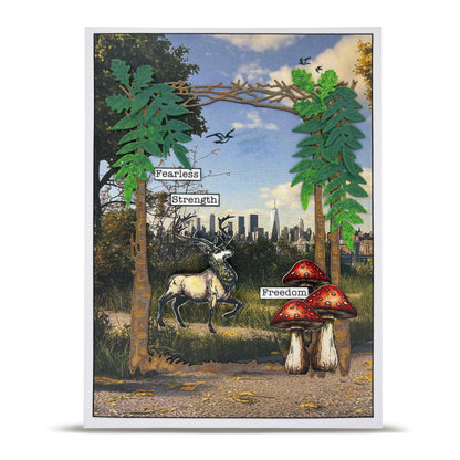 #1099 - A7 Stamp Set - Me Stag, You Stamp Set