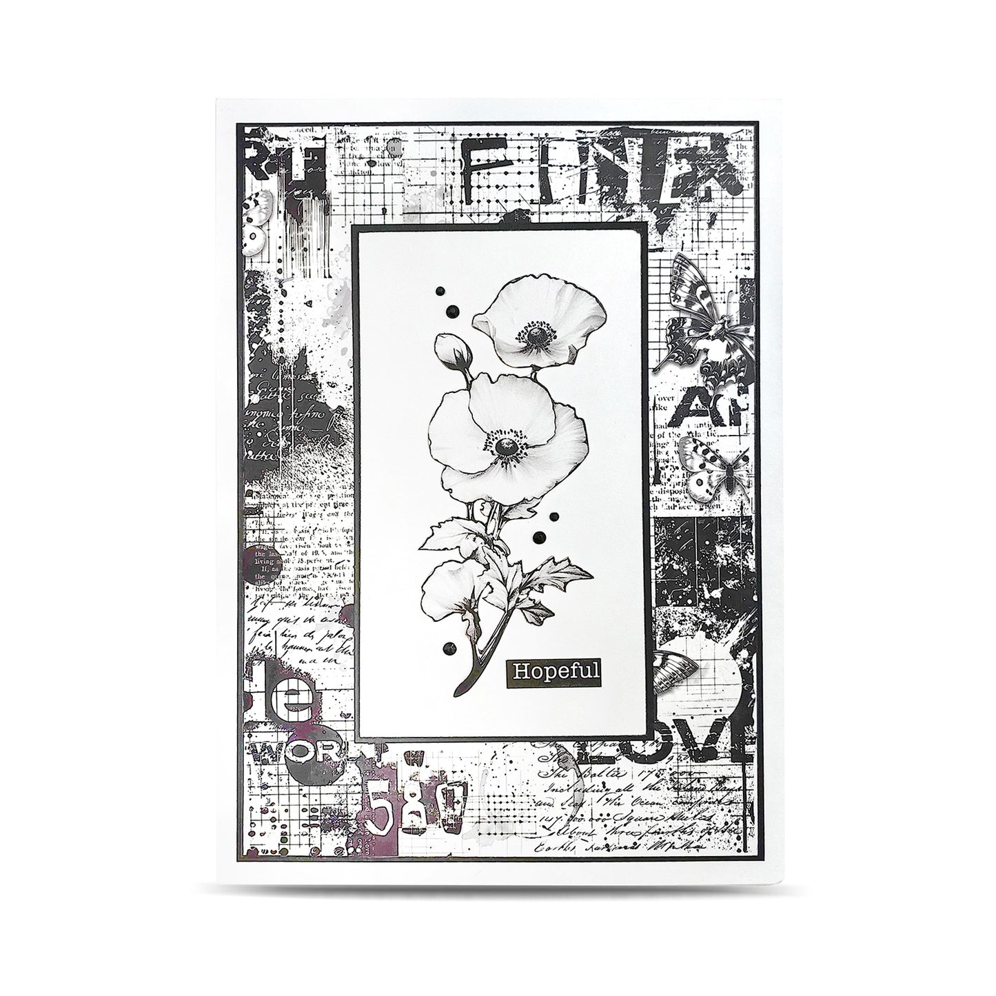 Inkblot Meadow Design Paper & Pollen Drift Ephemera Bundle