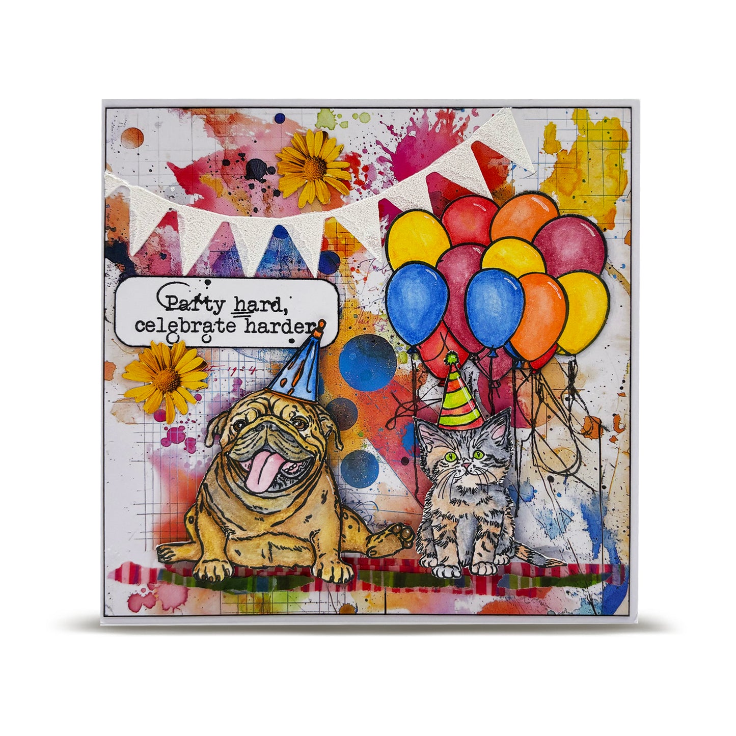 #1138 - A6 Stamp Set - Macaron Mountain