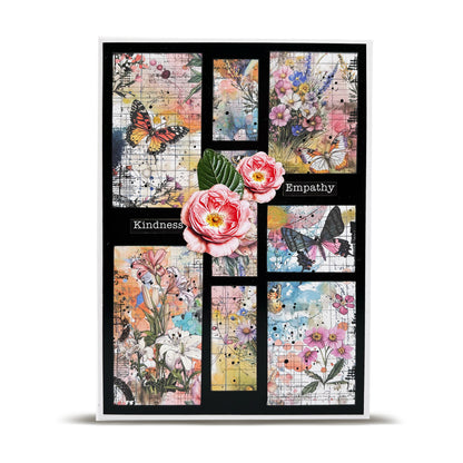 #1261 - A7 Stamp Set - Stained Geometry