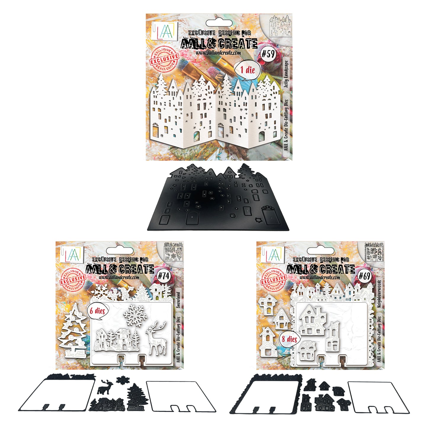 Jolly Snowland Cutting Die Bundle