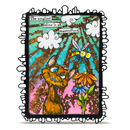 #1272 - A6 Stamp Set - Mischief Meow