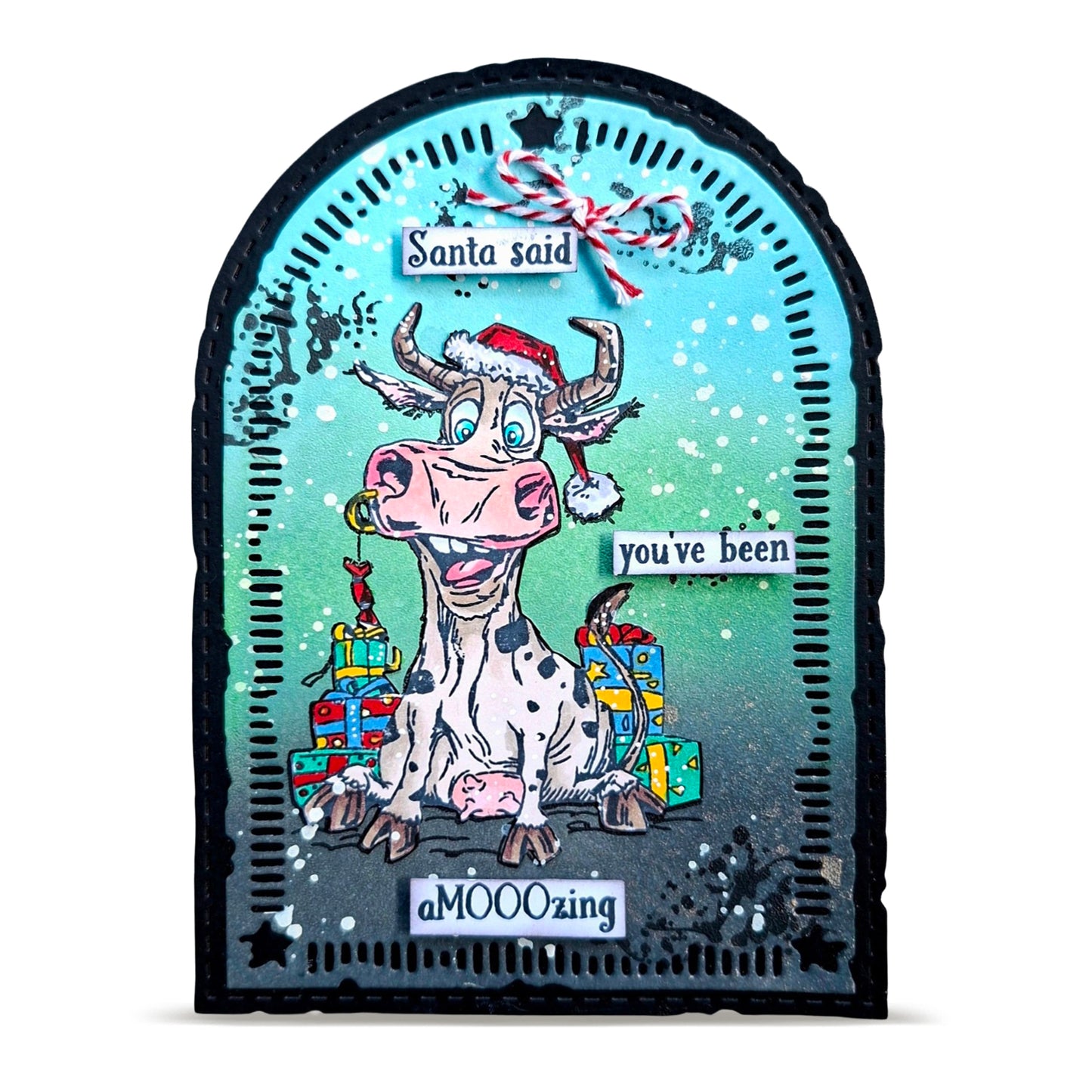 TP-1496 - A6 Stamp Set - Moo-ry Christmas!
