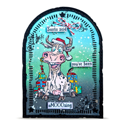 TP-1496 - A6 Stamp Set - Moo-ry Christmas!