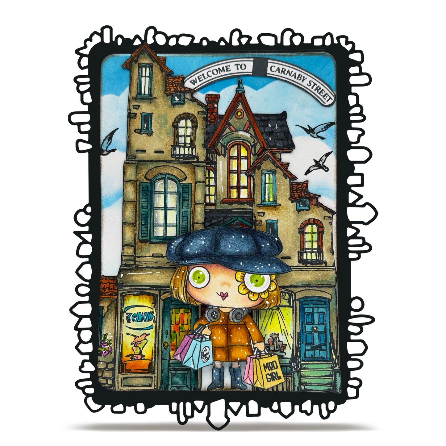 #TP-1324 - A7 Stamp Set - Carnaby Street