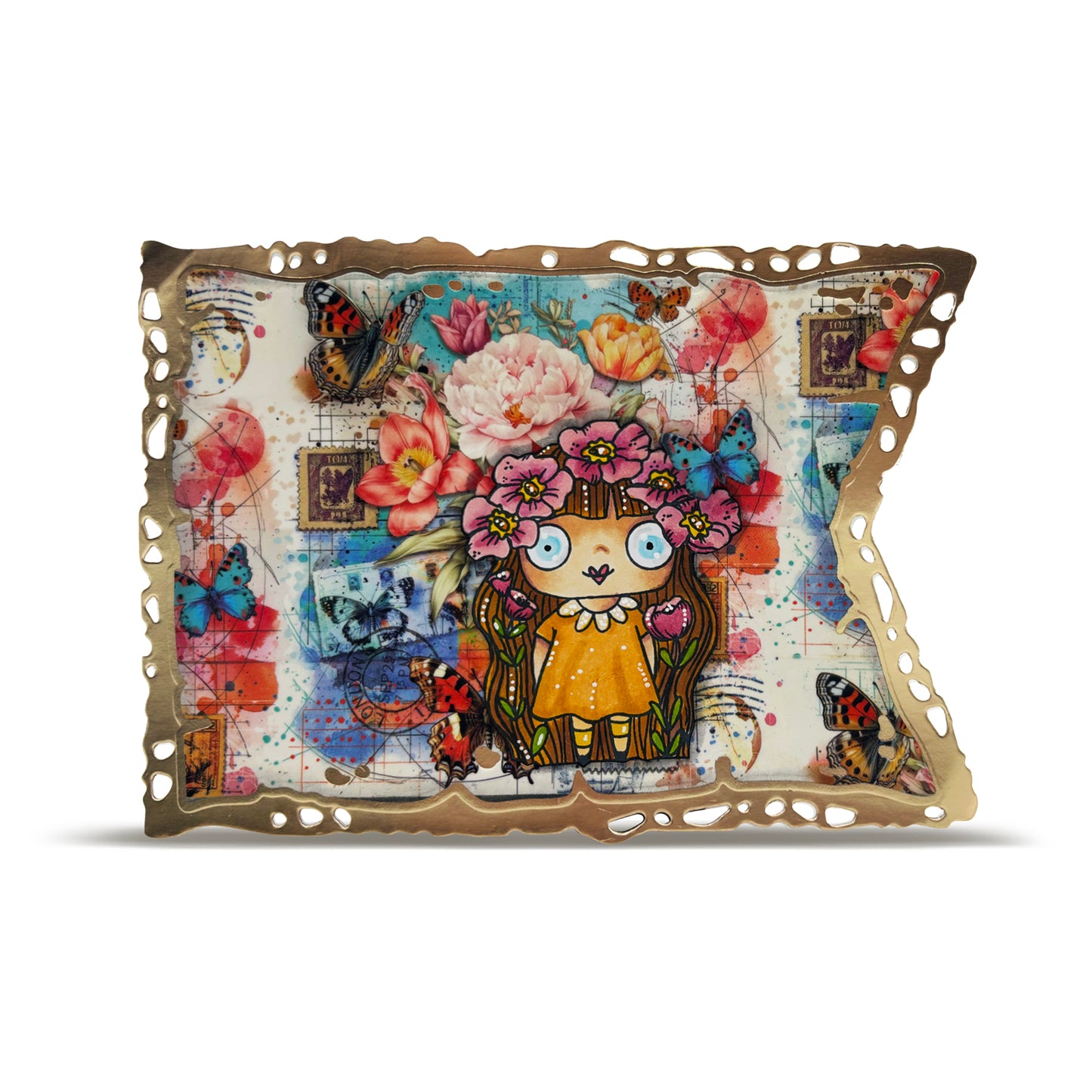 #MT-144 -  Washi Tape - Peonies Airmail (Layer-It-Up!