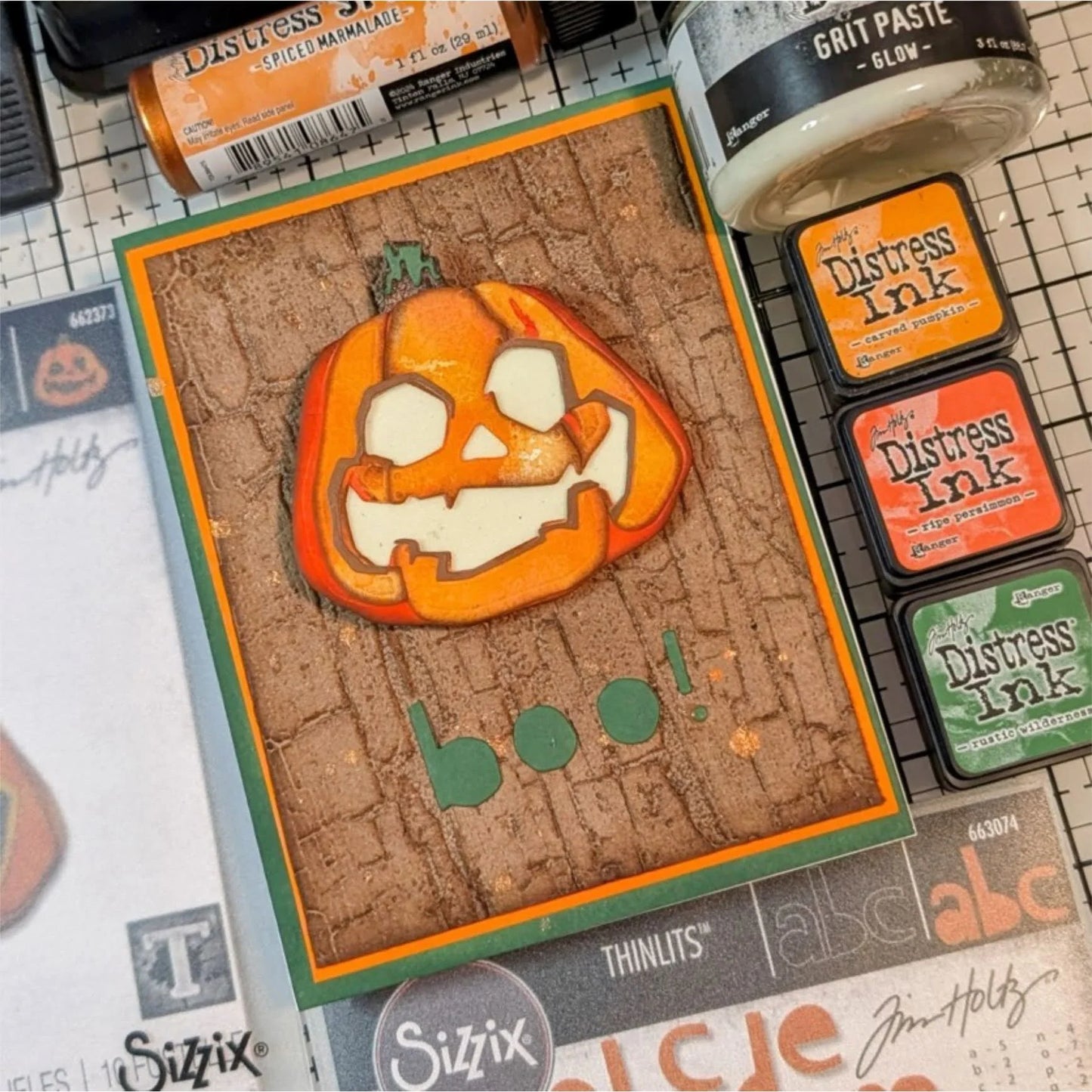 Sizzix Tim Holtz Thinlits & 3-D Embossing Folder Halloween Complete Collection