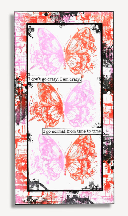 TP-1182 - A7 Stamp Set - Spherical Textual
