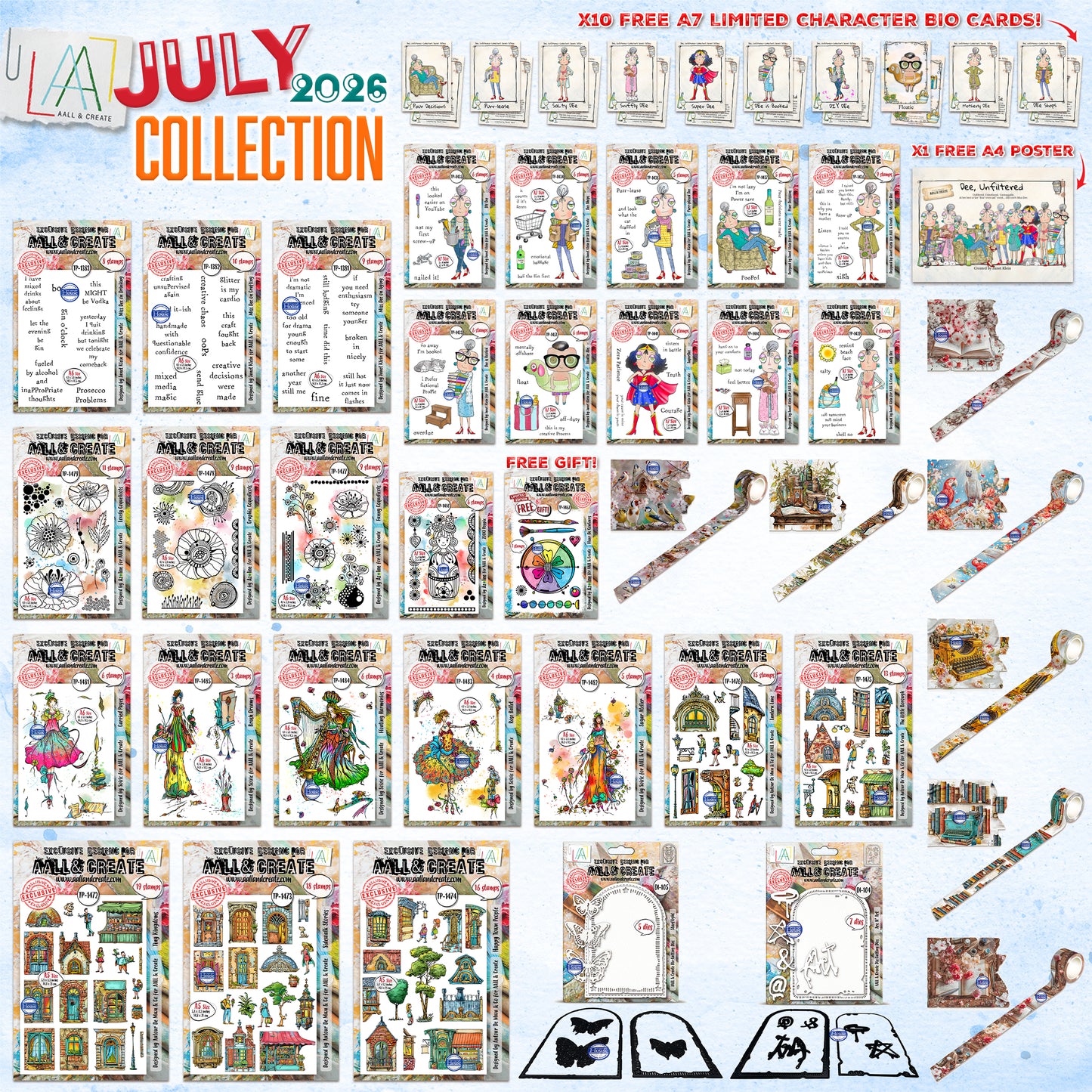 July 2026 Complete Collection (Save £80) + Free Poster & Bio Cards