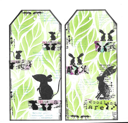 PC-155 - 6"x6" Stencil - Folium