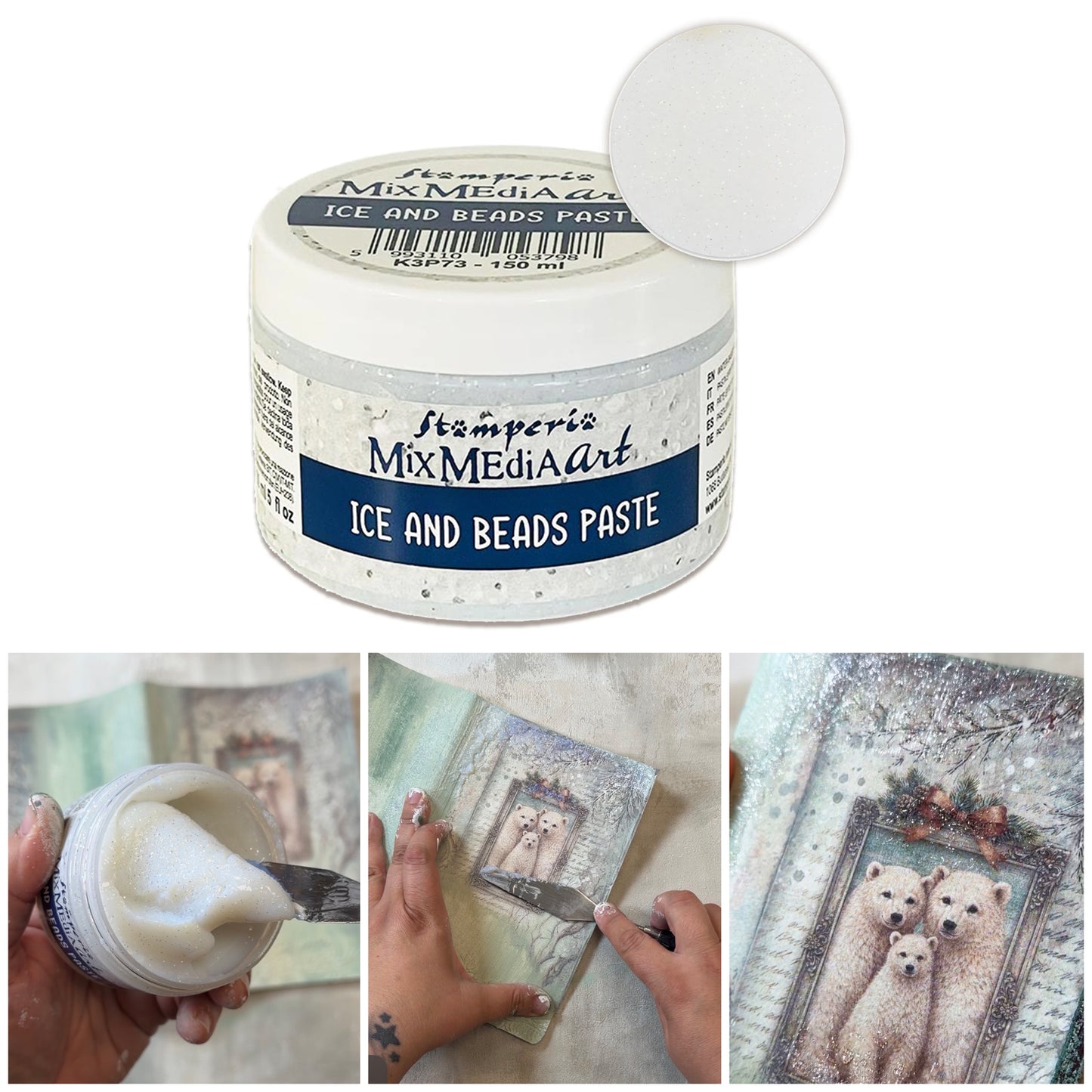Stamperia Ice and Beads Paste 150ml