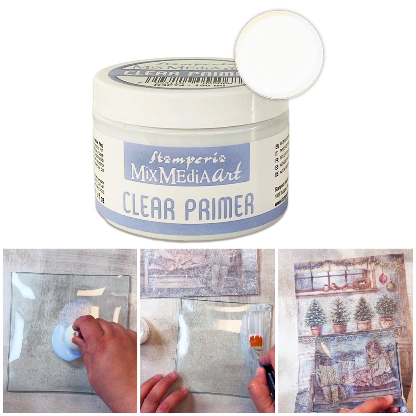 Stamperia Clear Primer 150ml