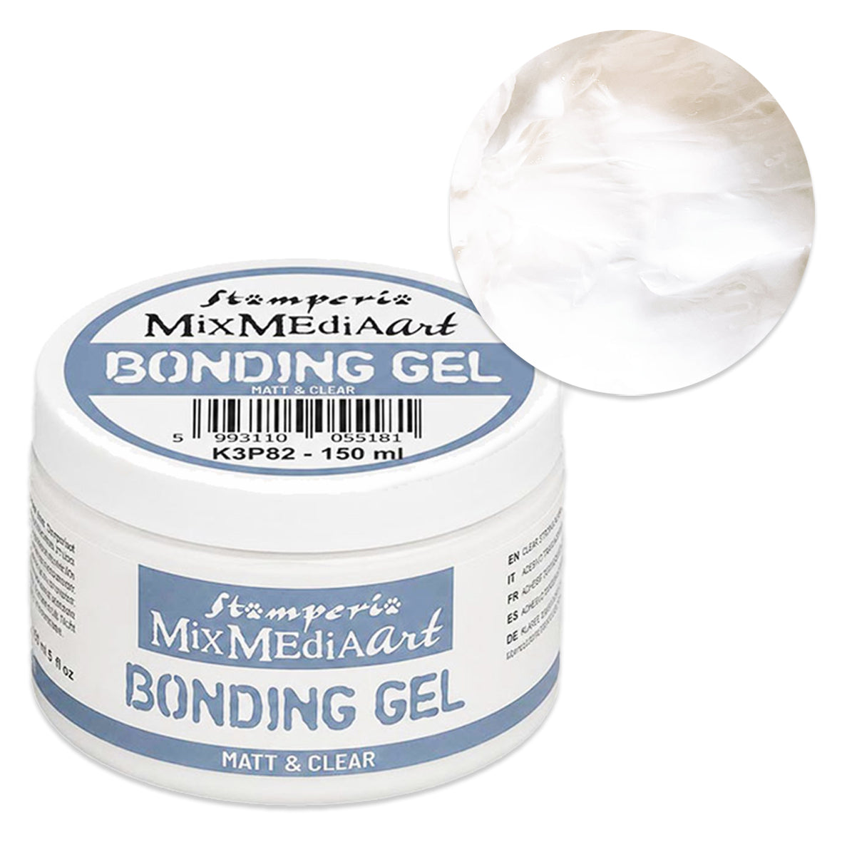 Stamperia Bonding Gel Matt and Clear 150ml
