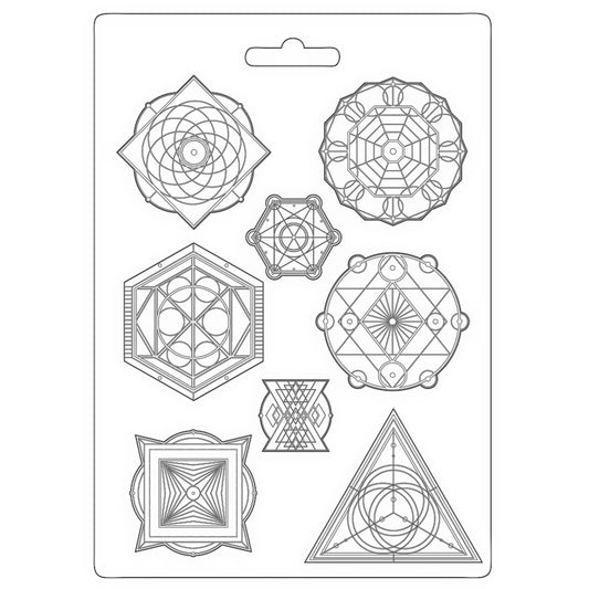 Stamperia Soft Mould A4 Alchemy Symbols