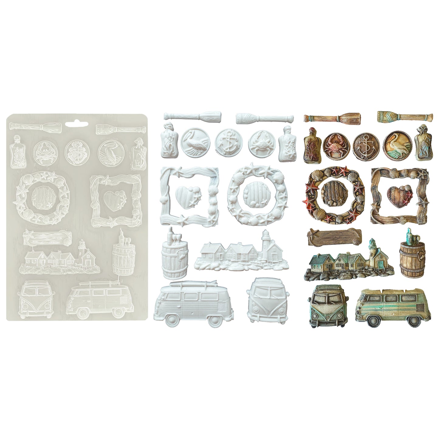 Stamperia Silent Sea A4 Soft Mould
