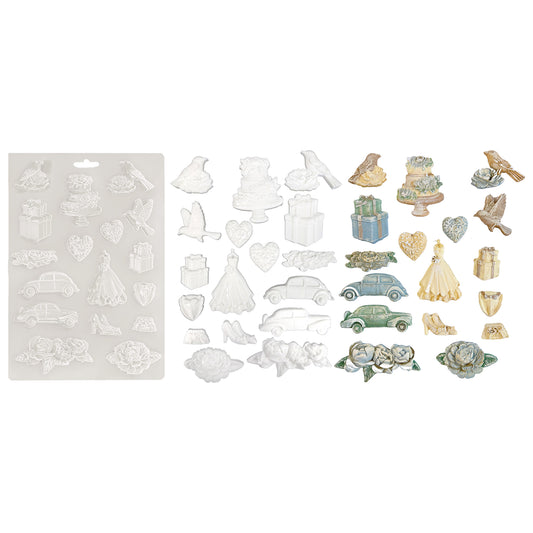 Stamperia Timeless A4 Soft Mould