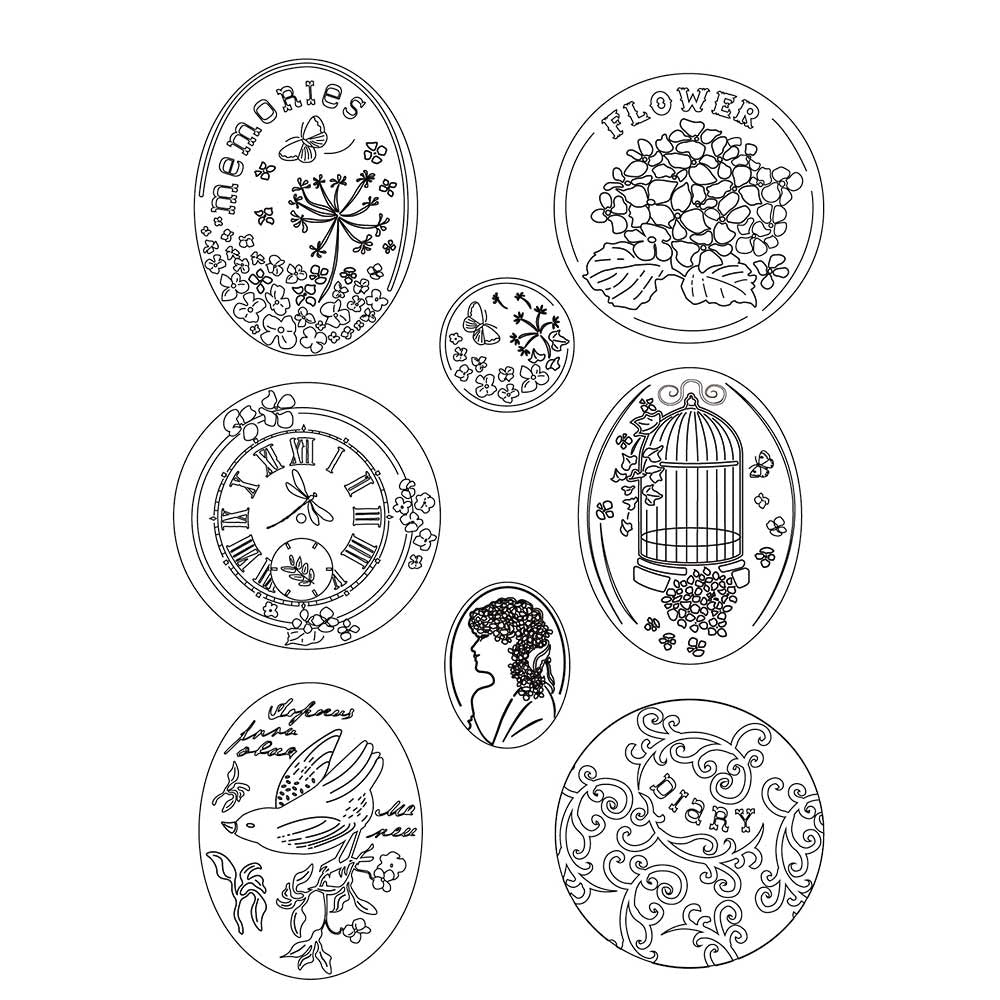 Stamperia Soft Mould A4 Hortensia