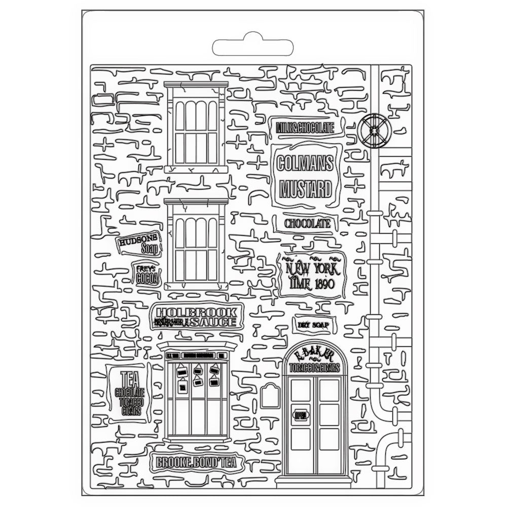 Stamperia Soft Mould A5 Sir Vagabond New York Building