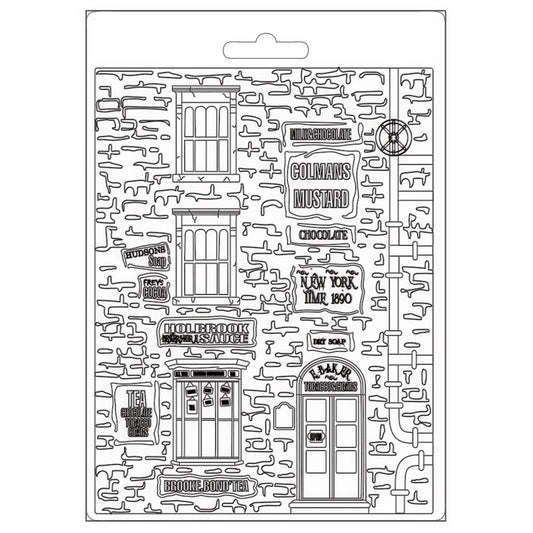 Stamperia Soft Mould A5 Sir Vagabond New York Building
