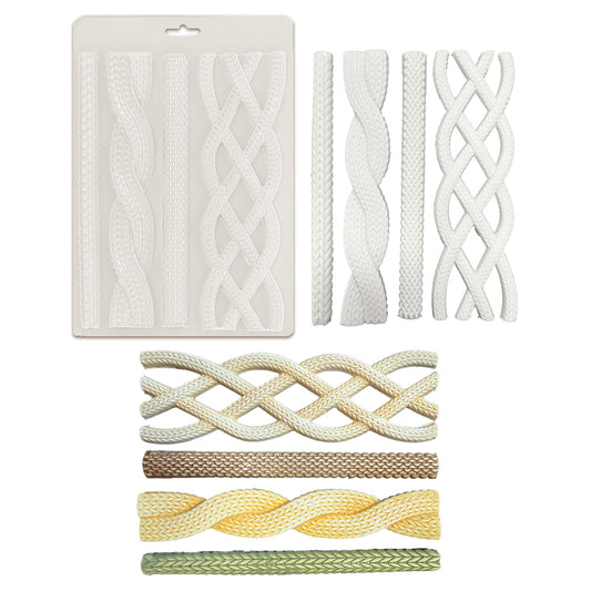 Stamperia Whispering Woods A5 Soft Mould Cords