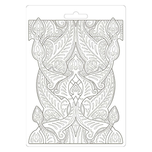 Stamperia Soft Mould A5 Romantic Horses Saddle Pattern
