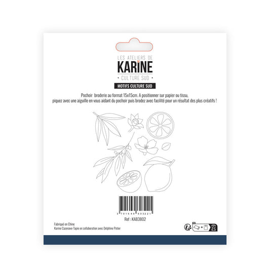 Les Ateliers De Karine Southern Culture - Stencil Embroidery Patterns