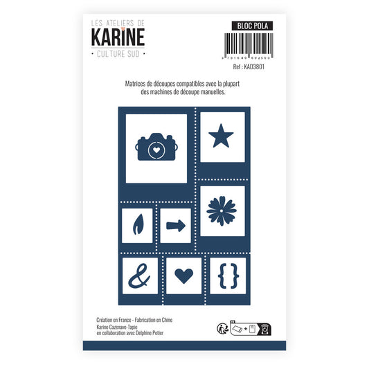 Les Ateliers De Karine Southern Culture - Die Polaroid Block