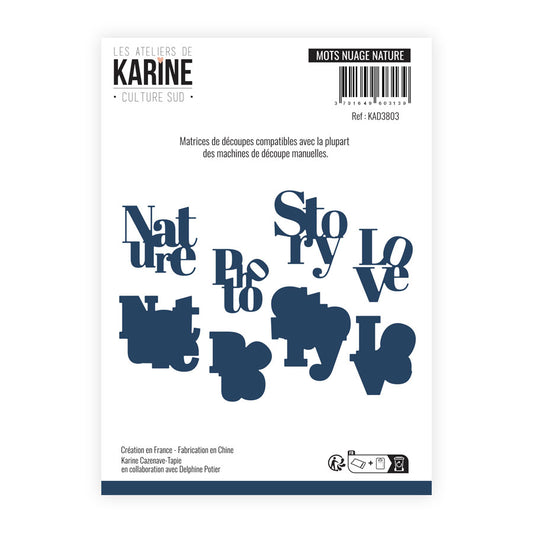 Les Ateliers De Karine Southern Culture - Die Words Cloud Nature
