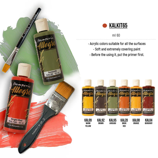 Stamperia Whispering Woods Allegro Paint Kit (6pcs)