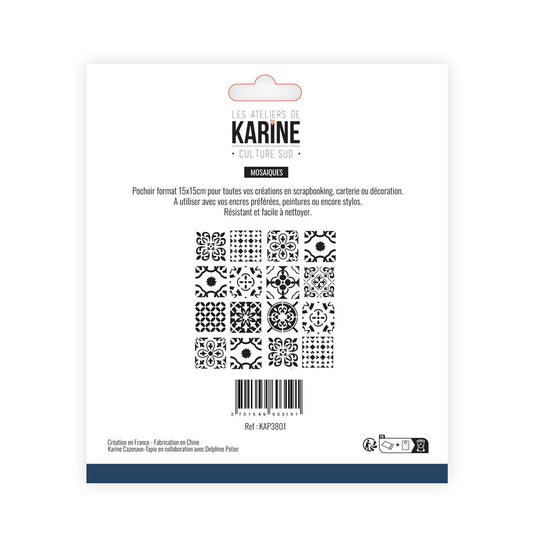 Les Ateliers De Karine Southern Culture - Stencil Mosaic