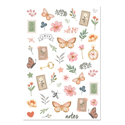 Les Ateliers De Karine Vintage Journal - Puffy Stickers