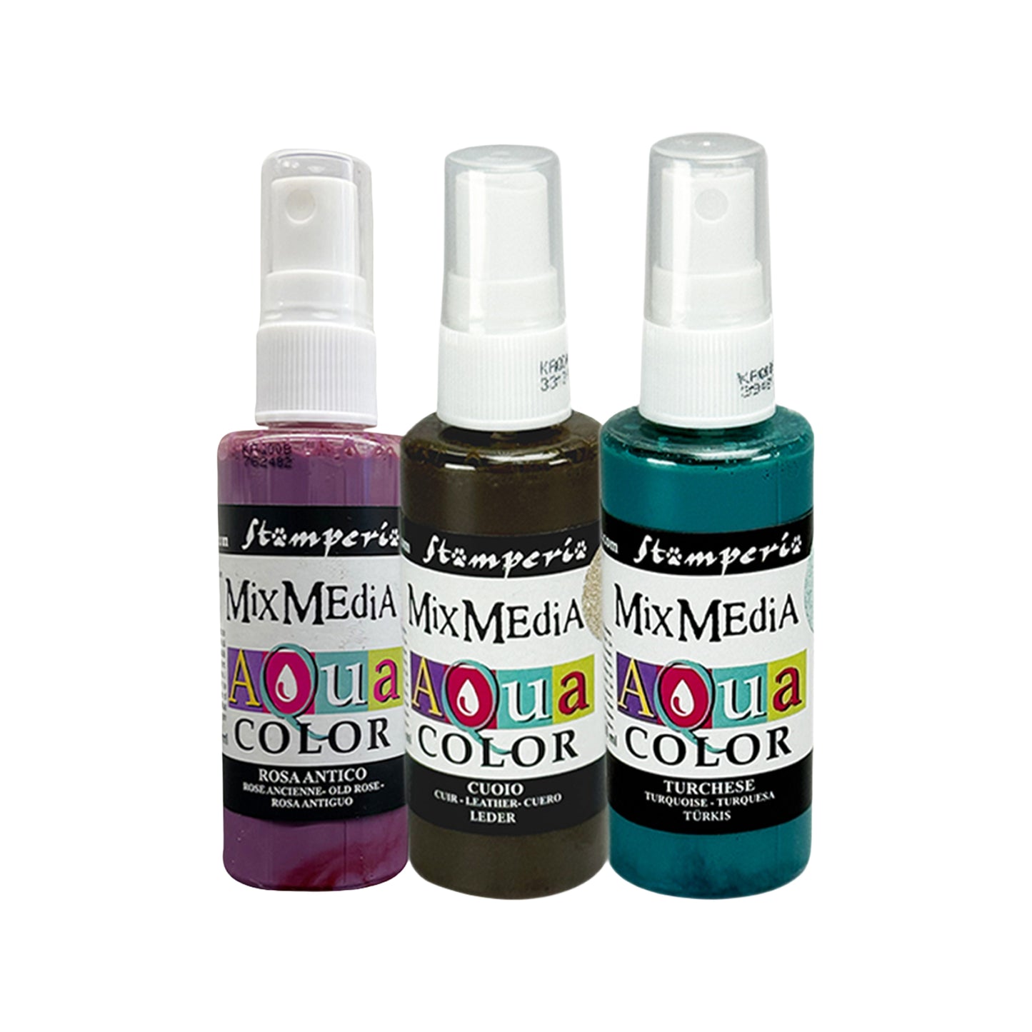 Stamperia Gardens of Time Aquacolor Paint Kit (3pcs) (KAQXTM)
