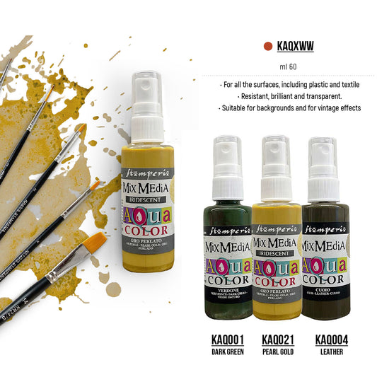 Stamperia Whispering Woods Aquacolor Paint Kit (3pcs)