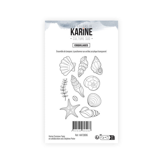 Les Ateliers De Karine Southern Culture - Clear Stamp Shells